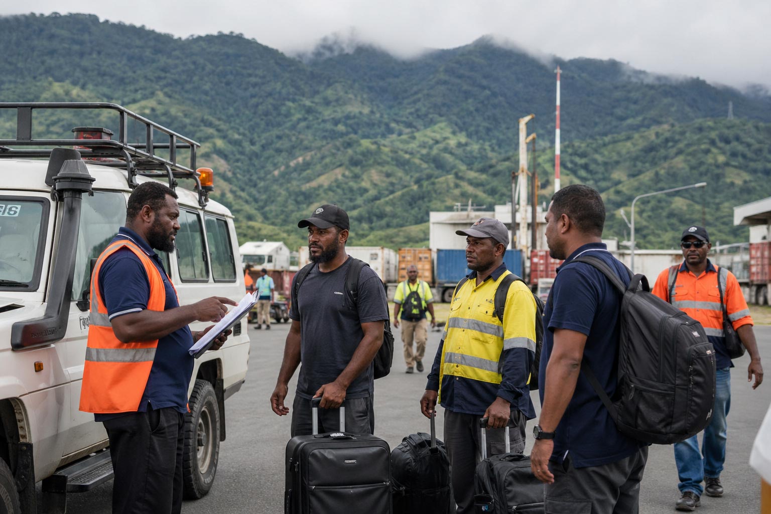crew logistics & mobilisation